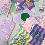 Set van 12 Blije Ansichtkaarten - Gemengde Ontwerpen