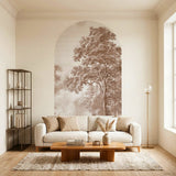 Calcomanía de papel pintado de arco autoadhesiva - Romantic Garden