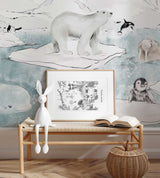 Wallpaper Sample - Antarctica Annet Weelink Design