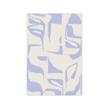 Mini poster A5 -Aurora Blocks Blue Annet Weelink Design