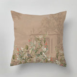 Designer indoor pillow with hand-drawn print by Annet Weelink Design