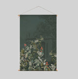 Textile Poster - Avian Oasis dark Annet Weelink Design