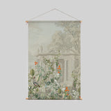 Textile Poster - Avian Oasis green Annet Weelink Design