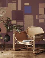 Gold Behang - Bauhaus