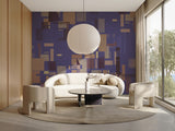 Gold Behang - Bauhaus