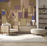 Gold Behang - Bauhaus