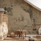 Bear & Friends (1926) - Vintage Cartoon Wallpaper