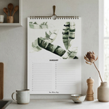 Verjaardagskalender - BOTANIC - A4 - Voortdurend