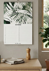 Birthday Calendar - BOTANIC - A4 - Perpetual Annet Weelink Design