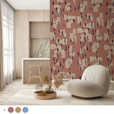 Gold Wallpaper Sample - Blissful Blocks Annet Weelink Design