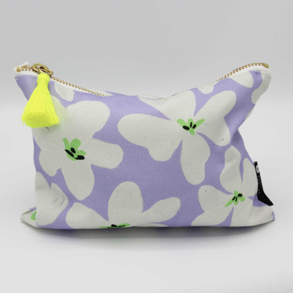 Pouch - Bold Flower Lilac