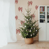 Kerstmuursticker - Kerststrik (set van 4)