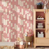 Behang op rol - Brick Bop