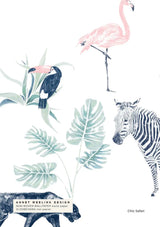 Jungle Wallpaper - Chiq Safari Annet Weelink Design