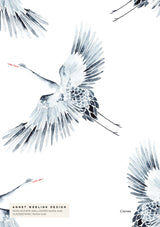 Vogel Behang - Cranes
