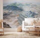 Landschap Behang - Crystal Haze