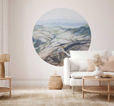 Autocollant mural rond - Crystal Haze