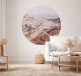 Autocollant mural rond - Crystal Haze