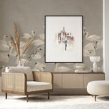 Bird Behang - Dancing Swan