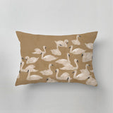 Sustainable decorative pillow with exclusive print design