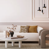 Sustainable decorative pillow with exclusive print design