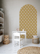 Calcomanía de Papel Tapiz Papel pintado en Forma de Arco - Dandy Daisy