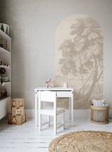 Selbstklebendes Bogendekor für Wände - Engraved