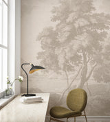 Landschap Behang - Engraved