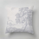 Designer indoor pillow with hand-drawn print by Annet Weelink Design