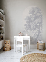 Selbstklebendes Bogendekor für Wände - Engraved