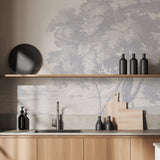 Landschap Behang - Engraved