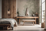Wallpaper Engraved Green - 300cm width x 280cm height - textile look - second chance - opened packaging