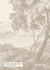 Landschap Behang - Engraved