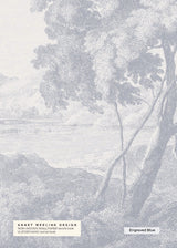 Landschap Behang - Engraved