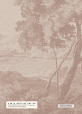Landschap Behang - Engraved