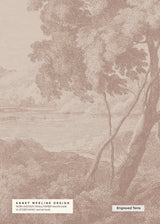 Landschap Behang - Engraved