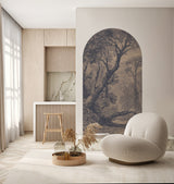 Peel and Stick Arch Wallpaper Decal - etched lake