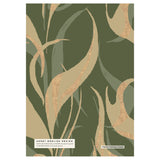 Gold Behang Sample - Fierce Flames