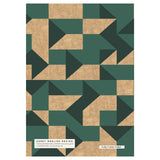 Gold Behang Sample - Guby Cubes