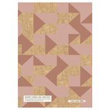 Gold Behang Sample - Guby Cubes