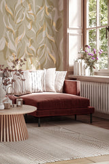 Gold Wallpaper - Fierce Flames Annet Weelink Design