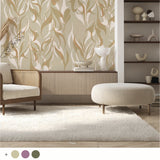 Gold Behang Sample - Fierce Flames