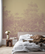 Gold Wallpaper - Foliage Field Annet Weelink Design