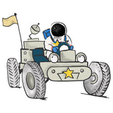 Single Wall Decal - Astronaut Car
