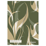 Gold Behang Sample - Fierce Flames