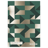 Gold Behang Sample - Guby Cubes