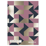 Gold Behang Sample - Guby Cubes