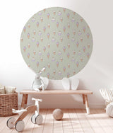 Autocollant mural rond - Ice Cream