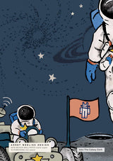 Astronaut Wallpaper - Into the Galaxy Annet Weelink Design