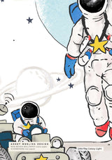 Astronaut Wallpaper - Into the Galaxy Annet Weelink Design